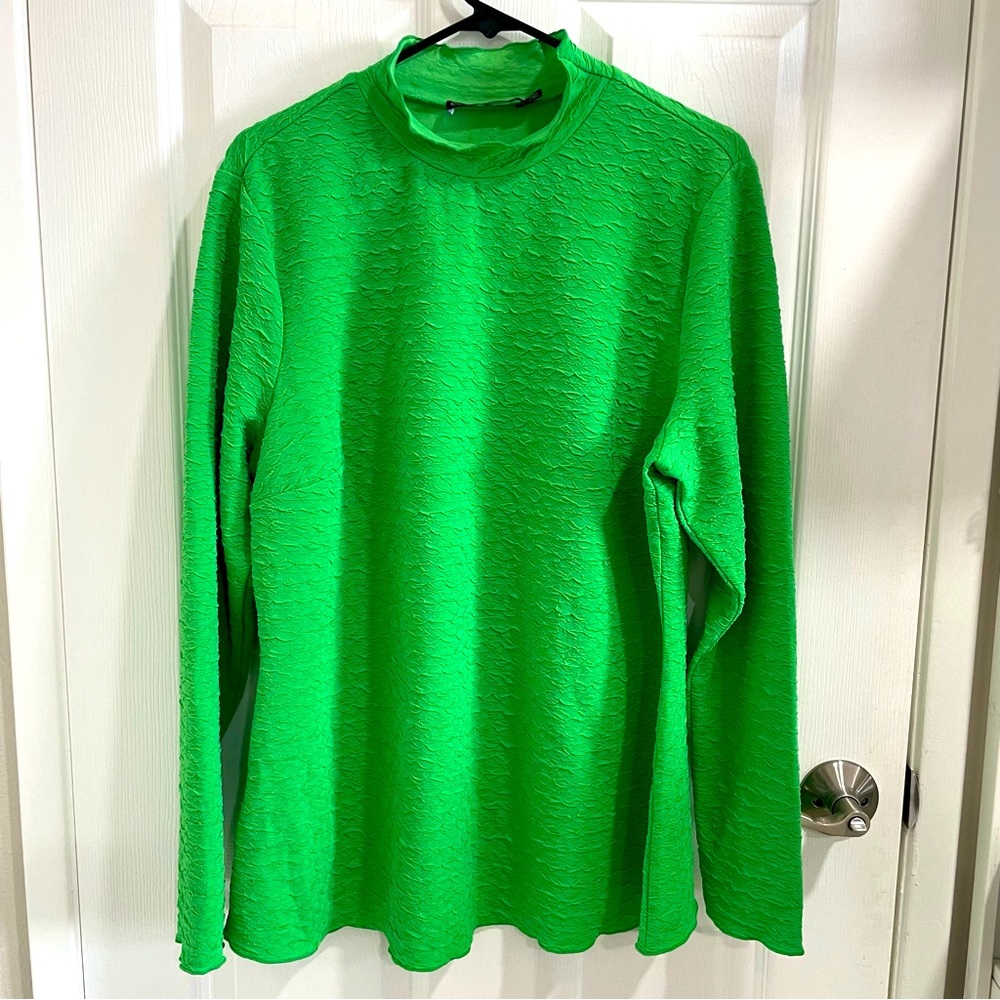 Fashion to Figure - Green Turtleneck - Size 2X
